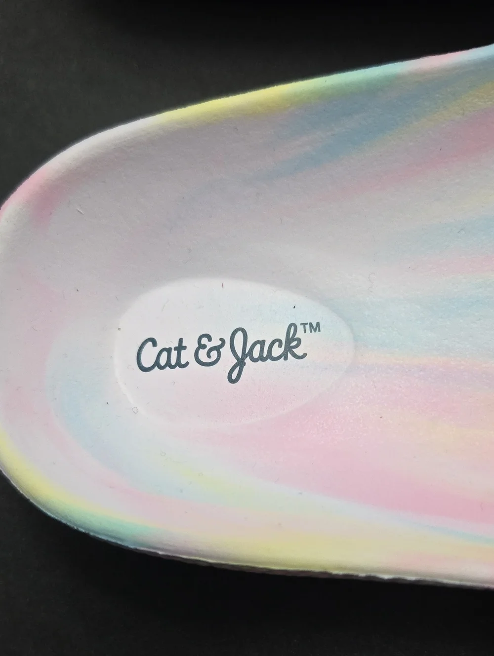 Kids Cat & Jack Pastel Tie-Dye Slide Sandals